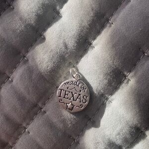 James Avery Silver 'Made in Texas' Charm
